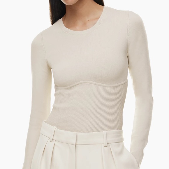 Babaton Sculpt Knit Empire Longsleeve - Picture 5 of 7